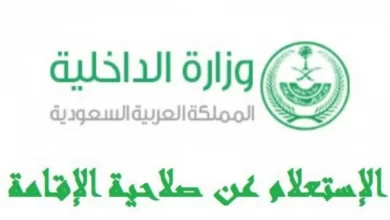 وزارة الداخلية الجوازات الاستعلام عن صلاحية الاقامة